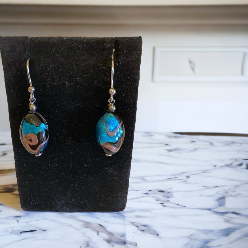 Italian Murano Glass Earrings
